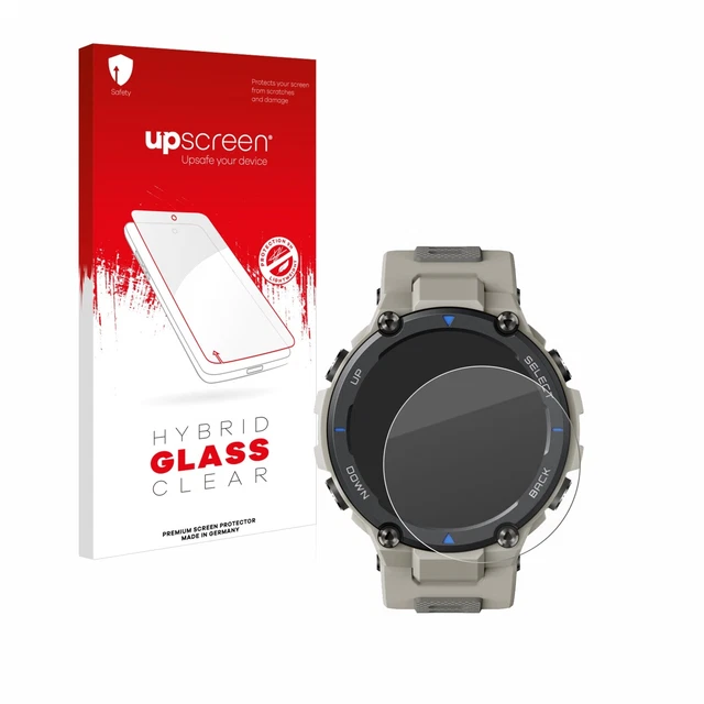Savvies Vetro Temperato 9H Per Huami Amazfit GTR 42 Mm (Confezione Da 3): Protezione Schermo Ultra-Chiara, Anti Graffio E Anti Impronta, Facilissima Da Installare