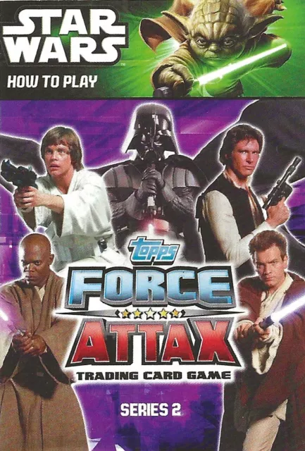 STAR WARS MOVIE FORCE ATTAX SERIES  2 BASE / BASIC CARDS 1 to 192 by TOPPS