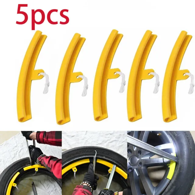 5pc Car Tire-Changer Machine Wheel Guard Rim Rubber Protector Tyre Repair Tool