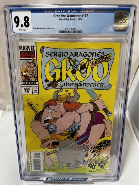 Groo The Wanderer 117 CGC 9.8 Sergio Aragones Marvel Epic 10/94 VERY Low Print