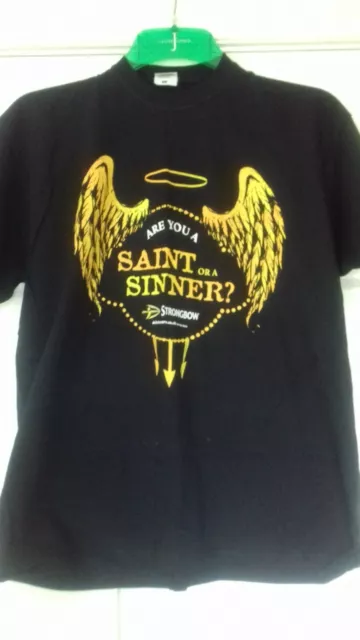 New Strongbow Saint or A Sinner T Shirt Large