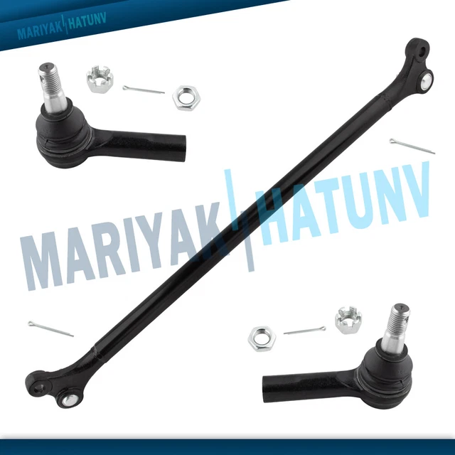Front Center Drag Link & Outer Tie Rod Ends For Nissan Frontier Xterra 1999-2004