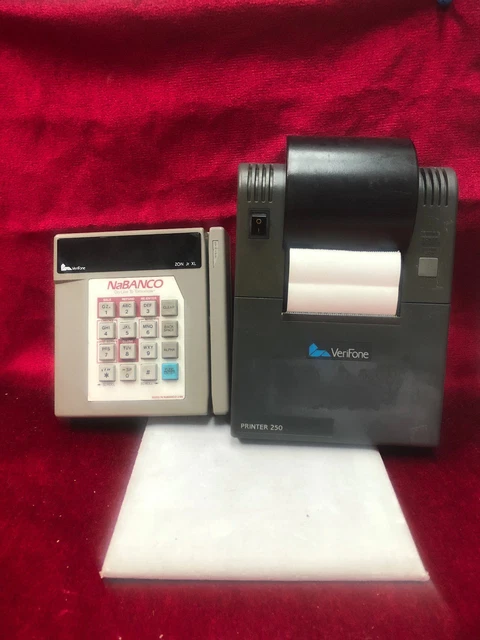 VeriFone Zon Jr XL with VeriFone printer 250 all cables included.