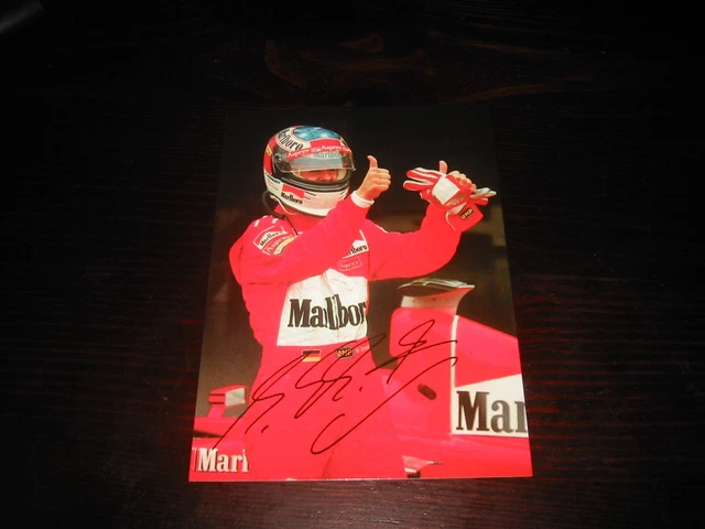 MICHAEL SCHUMACHER AUTOGRAMM aus alter AUTOGRAMM SAMMLUNG EUR 333,33