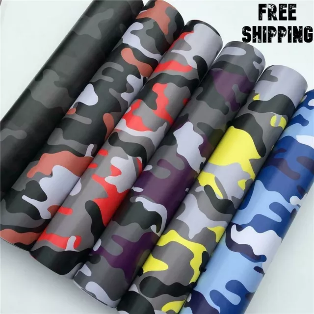 Arctic Snow Camo Vinyl Film Car Wrap Camouflage Vinyl Wrapping Car Sticker Bike