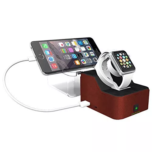 Trident 2700 mAh Powerbank Odyssey Valet for Apple Watch 1 2 3 Cognac 2