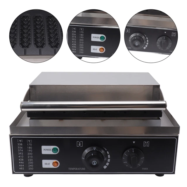 (UK PLUG 220V)ELECTRIC Hot Dog Maker Make Flavors Precise Temperature