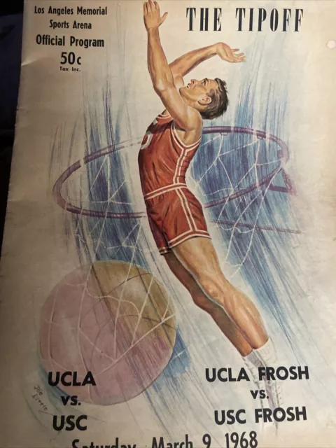 The Tip-off UCLA Vs USC ,3/9/1968.w Lew Alcindor Aka Kareem Abdul Jabbar