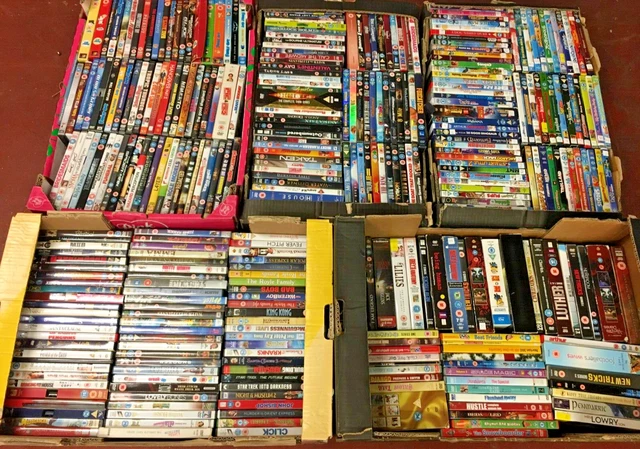 Media Job Lot - 5 Boxes of DVDs- unchecked / untested               MEDIA CCC142