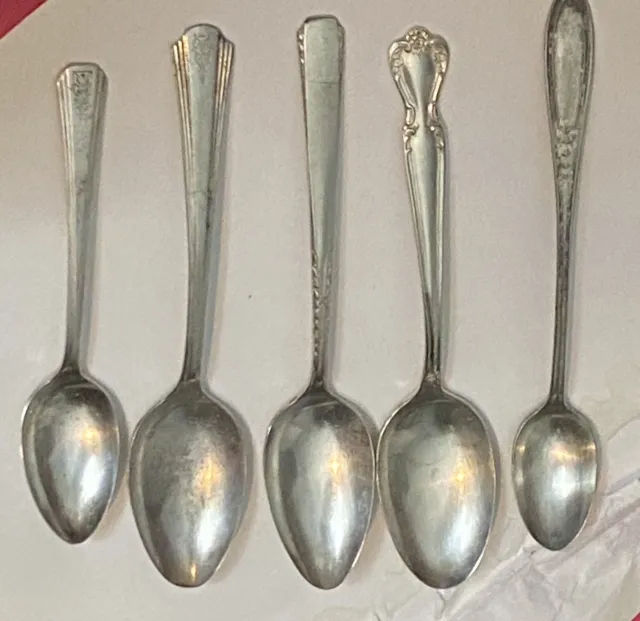Silverplated Forks And Spoons Mixed Lot Rogers and Bro, Camden Tudor