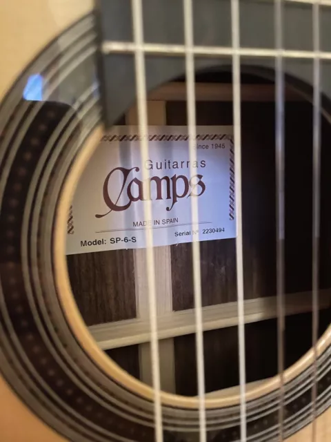 Camps SP-6-S Classical Guitar, Unused, Immaculate Condition