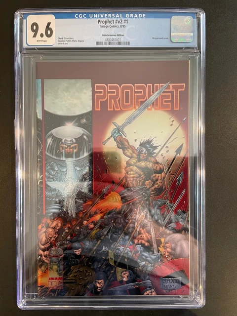 PROPHET v2 #1 CGC 9.6 *Stephen Platt Holochromium Edition* RARE Netflix Movie NM