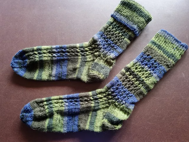Handgestrickte Socken Gr. 39/40