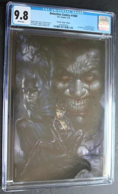 DETECTIVE COMICS 1000 Parrillo Virgin VARIANT Catwoman JOKER 2019 Scarce CGC 9.8