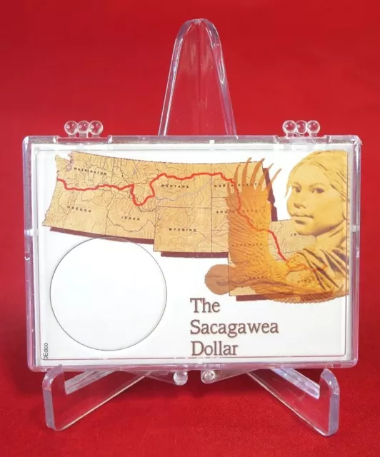 Snaplock American The Sacagawea Dollar Coin Display Case Holder Lot Of 3