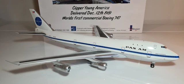 InFlight 200 Pan American B747-100 Billboard 1/200 - Clipper Spark Of The Ocean