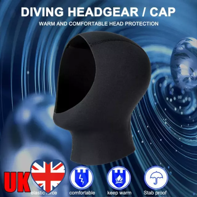 5MM Neoprene Wetsuit Hood Quick Dry Underwater Hoods Waterproof for Water Sports