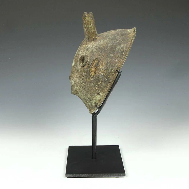 Family Mask Bronze Bobo Fing People Burkina Faso West Africa Early 20Th C. 4