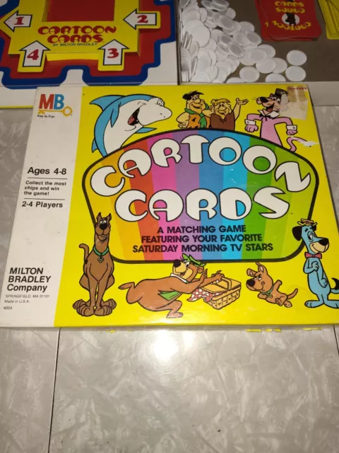 Vintage Saturday Cartoon Cards Game Scooby Doo Flintstones Yogi Hannah Barbera