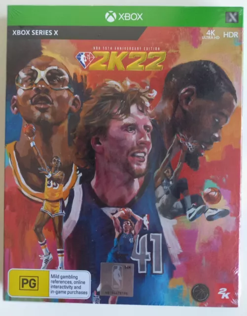 NBA 2K22 BRAND NEW SEALED. 75Th Anniversary Edition - Xbox Series X FREE POSTAGE