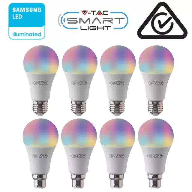 Samsung LED illuminated RGB Smart Light Bulbs B22/E27 WIFI Alexa Google Home