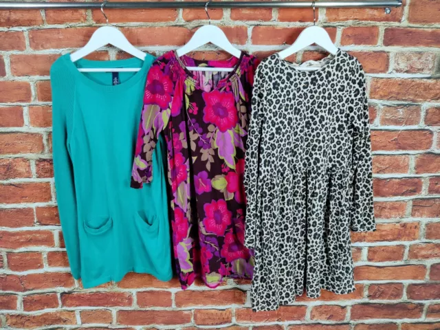 Girls Bundle Age 8-9 Years Gap H&M Long Sleeve Set Dress Leopard Jumper 134Cm