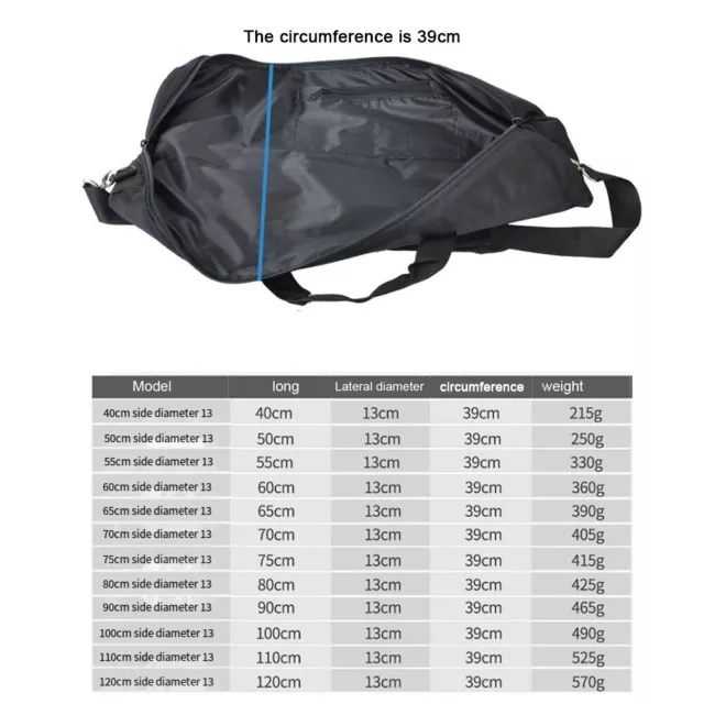 Convenient Tripod Bag with Shoulder Strap for Photography Equipment Black