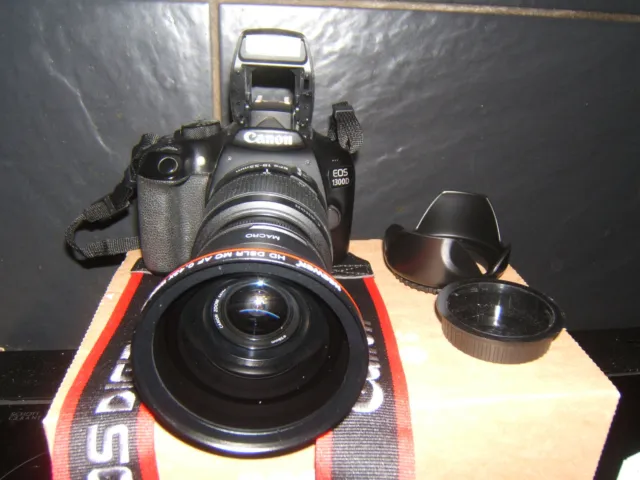 Canon EOS 1300D 18.0MP Digital SLR Camera - with THREE LENSES
