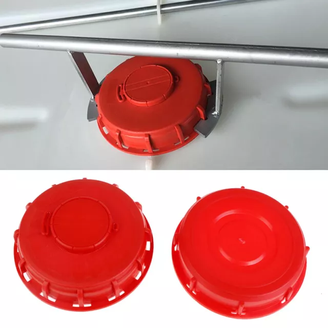 Red IBC Lid Water Liquid Storage IBC Tank Fitting Plastic Cover Cap Adaptory3