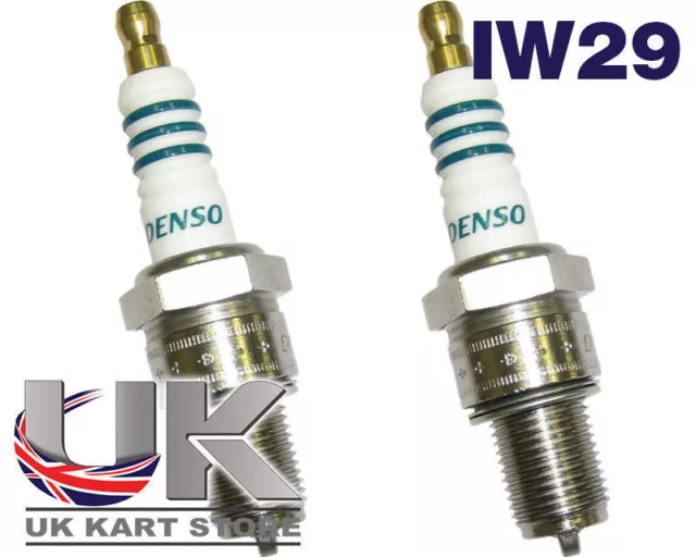 Denso IW29 Bougie Allumage Iridium X 2 pour Rotax Max Iame TonyKart Kart Karting