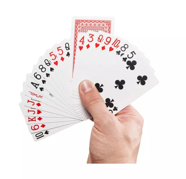 Nouveau 54 Pcs Poker Cartes à Jouer Deck of Play Cards Coated Casino... 4