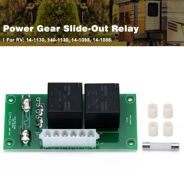 RV Power Gear Circuit Board 14-1130 or 140-1130 For 246063 Slide Out Controller