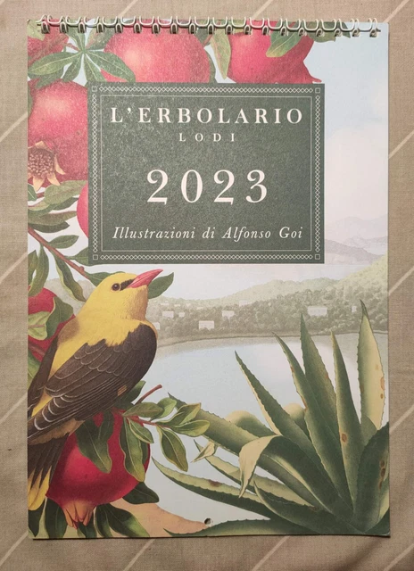 Calendario L'ERBOLARIO 2023 illustrazioni Alfonso Goi
