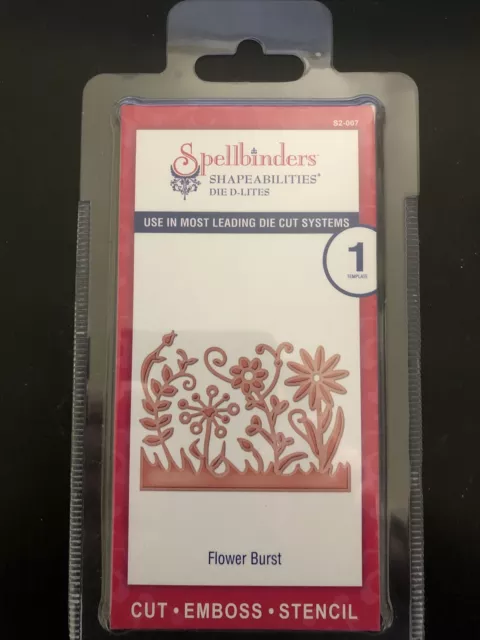 Spellbinders..shapeabilities..flower Burst..die Cut