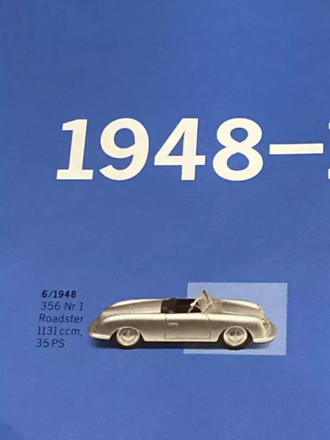 porsche plakate poster Modelle Von 1948-1993 Auto Vintage Ovp Klassiker Sport
