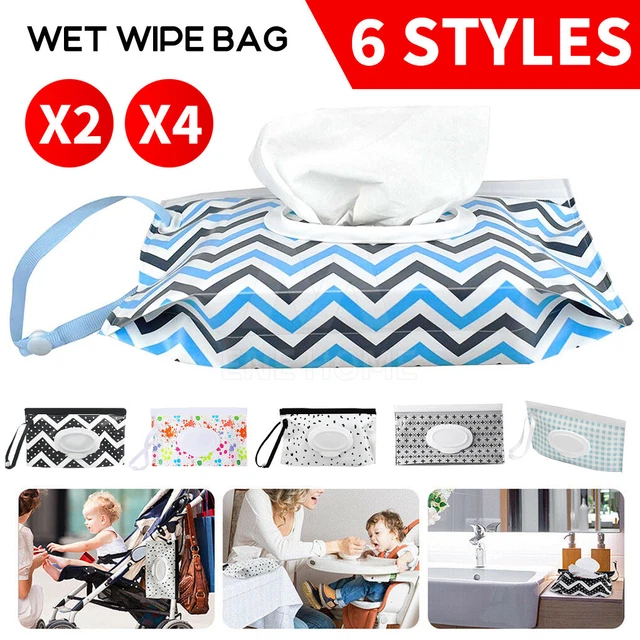 Dispenser Travel Wet Wipe Bag Pouch Baby Care Portable Tissue Case Holder Box