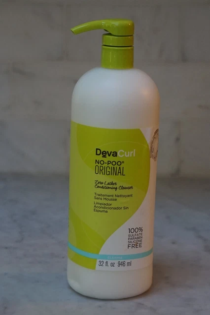 32 oz. DevaCurl Original No-Poo Conditioning Cleanser. Deva Curl. 946ml. 32 oz. DevaCurl Original No-Poo Conditioning Cleanser. Deva Curl. 946ml.