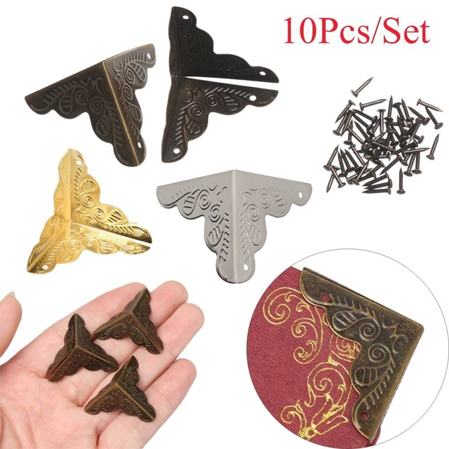 Hardware Antike Bronze Klammern an der Ecke Corner Protector Dekoration der Box