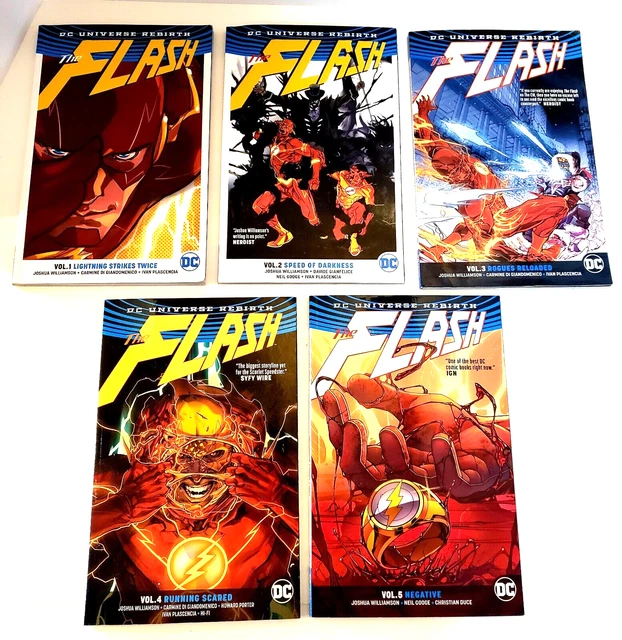 The Flash Vol 1-5  (DC Comics,  2017) DC UNIVERSE REBIRTH COLLECTION - 1st Print