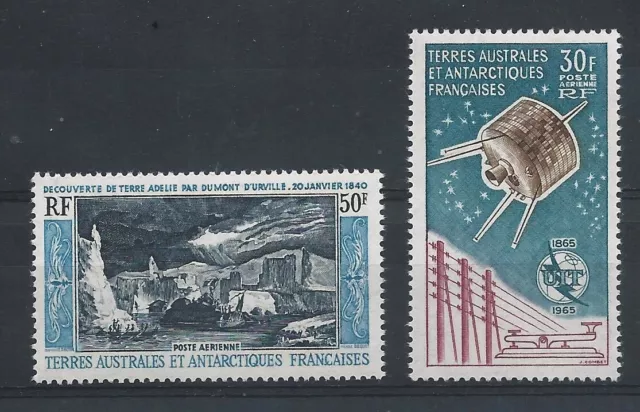 1965 Taaf Ter Antarctic France Jahrgang Vollständige Year Set 2 V MNH MF0432