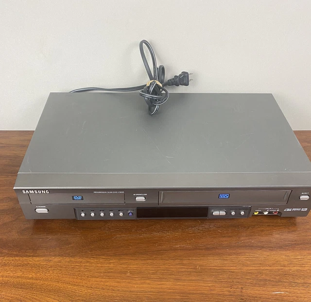 SAMSUNG DVD / VCR Dual Deck Combo DVDV3650 VHS Recorder *Tested * [NO