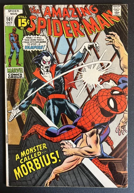 Marvel Comics The Amazing Spider-Man #101 1St App. Of Morbius 1971