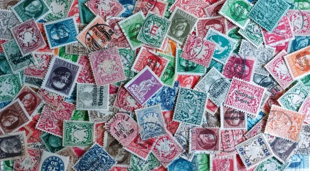 132 Bayern Briefmarken aus Sammlungsauflösung - vielfältig