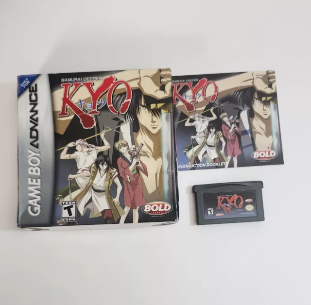 Samurai Deeper Kyo (Nintendo Game Boy Advance, 2008) CIB Complete In Box