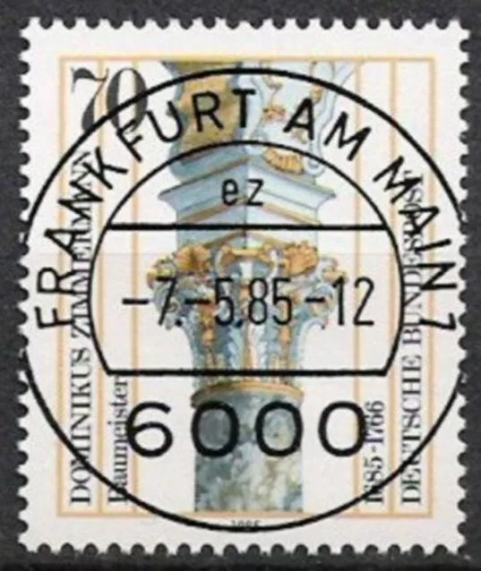 BUND Nr.1251 Dominikus Zimmermann 1985 Vollstempel ffm