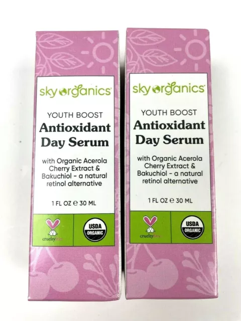 Sky Organics Youth Boost Day Serum, Antioxidant - 1.0 fl oz