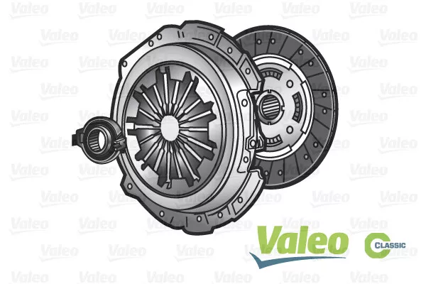 Valeo | Kupplungssatz VALEO CLASSIC 3KKIT 3.600 N mit Kupplungsdruckplatte