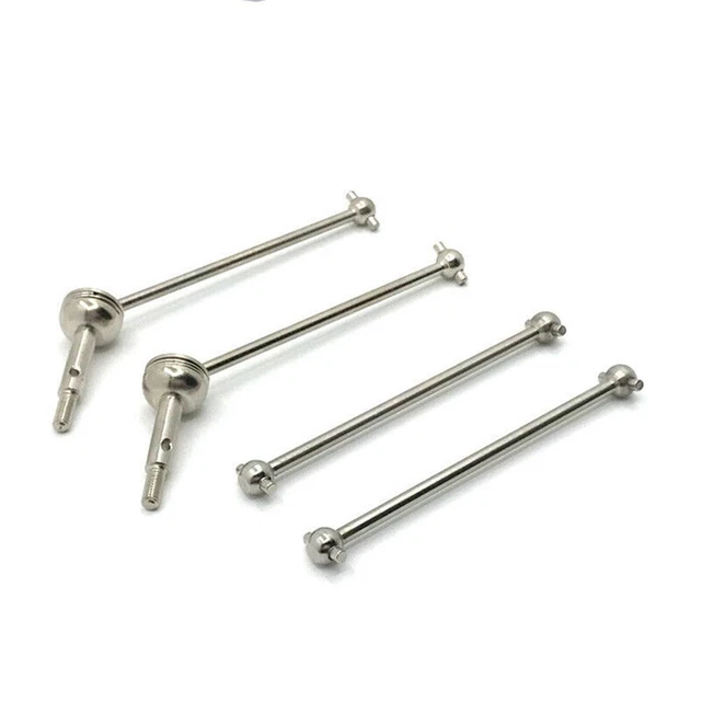 Ensemble d'arbre D'entraînement D'os de Chien, Ensemble d'arbre D'entraînement D'os de Chien en Alliage D'aluminium 4 Pièces pour Pièces de Mise à Niveau de Voiture TT01 TT02