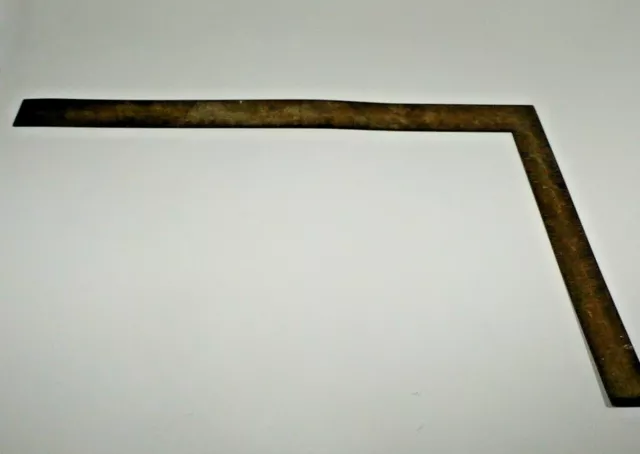 Rare Vintage Antique Stanley Metal 24"x14" Carpenters Framing Square No. 100