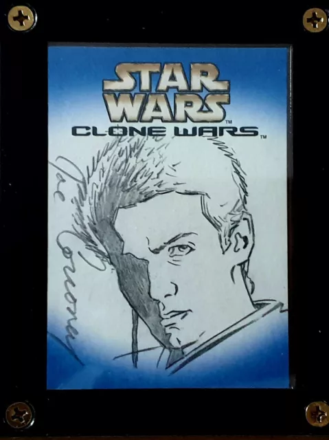Star Wars Heritage Hand Drawn Sketch Card. Clone Wars. Rare.